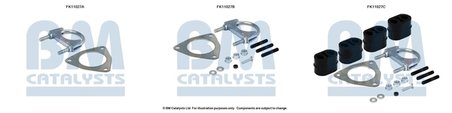 SET MONTAJ, FILTRU FUNINGINE/PARTICULE BM CATALYSTS FK11027 - Compatibil cu FIAT, OPEL, SAAB, VAUXHALL