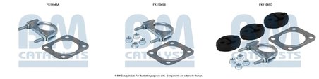 SET MONTAJ, FILTRU FUNINGINE/PARTICULE BM CATALYSTS FK11045 - Compatibil cu FORD
