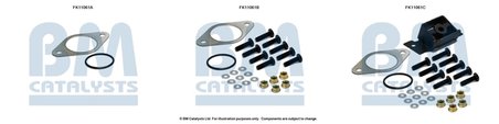 SET MONTAJ, FILTRU FUNINGINE/PARTICULE BM CATALYSTS FK11061 - Compatibil cu NISSAN, RENAULT