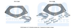 SET MONTAJ, FILTRU FUNINGINE/PARTICULE BM CATALYSTS FK11130 - Compatibil cu SEAT, VW