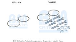 SET MONTAJ, FILTRU FUNINGINE/PARTICULE BM CATALYSTS FK11237 - Compatibil cu HONDA