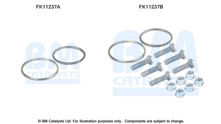 Set montaj, filtru funingine/particule BM Catalysts FK11237