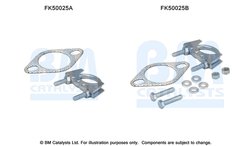 Set montare toba esapament BM Catalysts FK50025