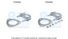Set montare toba esapament BM Catalysts FK50080