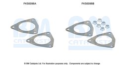 Set montare toba esapament BM Catalysts FK50096