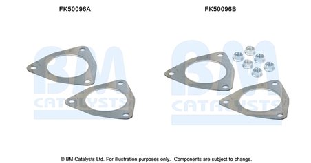 Set montare toba esapament BM Catalysts FK50096