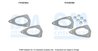 Set montare toba esapament BM Catalysts FK50096