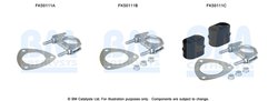 SET MONTARE TOBA ESAPAMENT BM CATALYSTS FK50111 - Compatibil cu OPEL, VAUXHALL