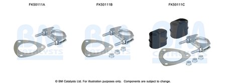 Set montare toba esapament BM Catalysts FK50111