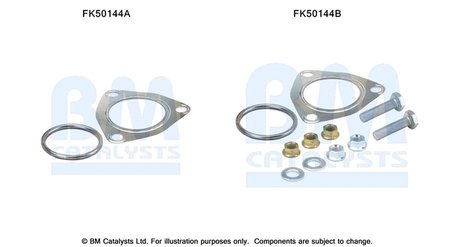 Set montare toba esapament BM Catalysts FK50144