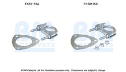 Set montare toba esapament BM Catalysts FK50155