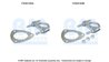 Set montare toba esapament BM Catalysts FK50155