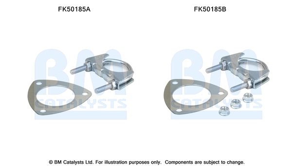 Set montare toba esapament BM Catalysts FK50185