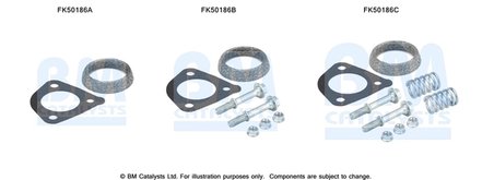 Set montare toba esapament BM Catalysts FK50186