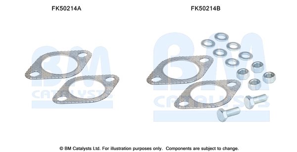 Set montare toba esapament BM Catalysts FK50214