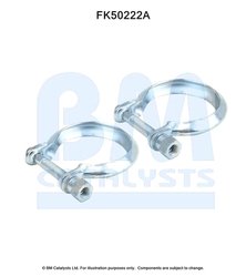 Set montare toba esapament BM Catalysts FK50222