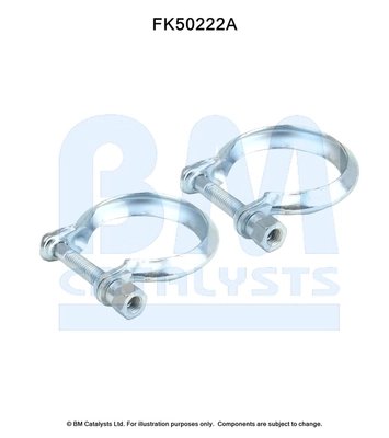 Set montare toba esapament BM Catalysts FK50222