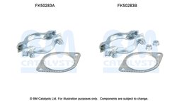 Set montare toba esapament BM Catalysts FK50283