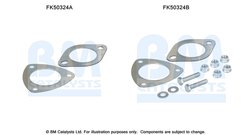 SET MONTARE TOBA ESAPAMENT BM CATALYSTS FK50324 - Compatibil cu OPEL, VAUXHALL