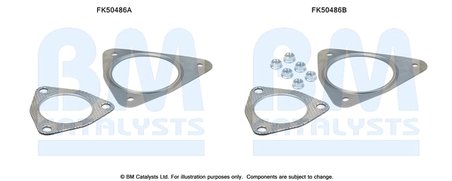Set montare toba esapament BM Catalysts FK50486