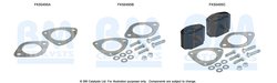 Set montare toba esapament BM Catalysts FK50495