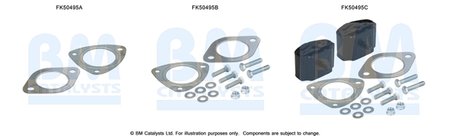 Set montare toba esapament BM Catalysts FK50495