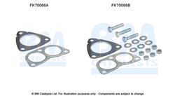 Set montare toba esapament BM Catalysts FK70066