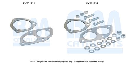 Set montare toba esapament BM Catalysts FK70152