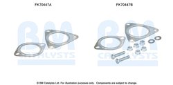 Set montare toba esapament BM Catalysts FK70447