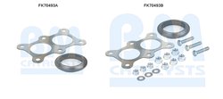 Set montare toba esapament BM Catalysts FK70493