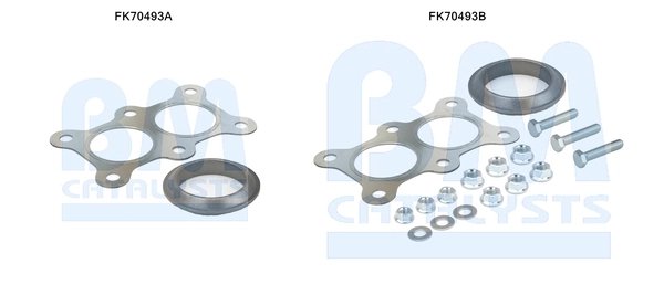 Set montare toba esapament BM Catalysts FK70493