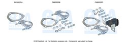 SET MONTAJ CATALIZATOR BM CATALYSTS FK80025 - Compatibil cu VW