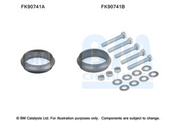 SET MONTAJ CATALIZATOR BM CATALYSTS FK90741 - Compatibil cu MERCEDES-BENZ