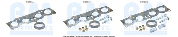 Set montaj catalizator BM Catalysts FK91303