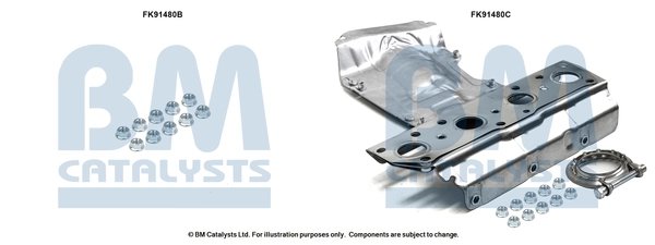 Set montaj catalizator BM Catalysts FK91480