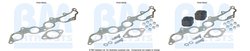 SET MONTAJ CATALIZATOR BM CATALYSTS FK91560 - Compatibil cu FORD, VOLVO