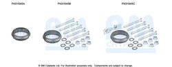SET MONTAJ CATALIZATOR BM CATALYSTS FK91645 - Compatibil cu MERCEDES-BENZ