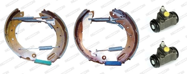 SET SABOTI FRANA FERODO FMK612 - Compatibil cu FORD, NISSAN