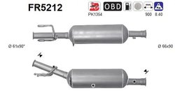 FILTRU DE PARTICULE AS FR5212 - Compatibil cu CITROEN, DS, PEUGEOT