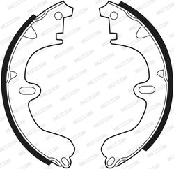SET SABOTI FRANA FERODO FSB208 - Compatibil cu MAZDA, TOYOTA