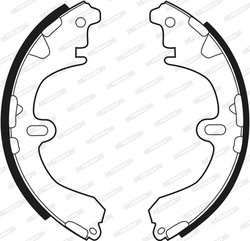 SET SABOTI FRANA FERODO FSB321 - Compatibil cu TOYOTA