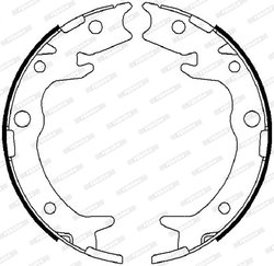 SET SABOTI FRANA FERODO FSB4019 - Compatibil cu ACURA, HONDA