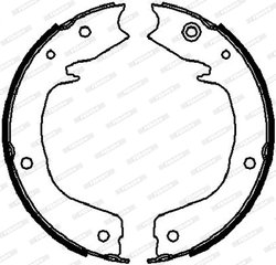 SET SABOTI FRANA FERODO FSB4027 - Compatibil cu MITSUBISHI