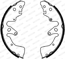 SET SABOTI FRANA FERODO FSB4034 - Compatibil cu SUZUKI