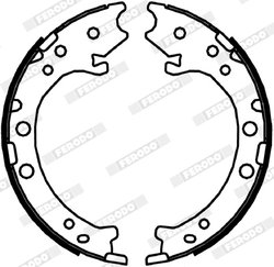 SET SABOTI FRANA FERODO FSB4044 - Compatibil cu ACURA, HONDA