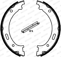 Set saboti frana Ferodo FSB4058