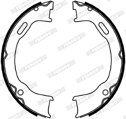 SET SABOTI FRANA FERODO FSB4061 - Compatibil cu JEEP