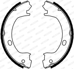 SET SABOTI FRANA FERODO FSB4073 - Compatibil cu CHRYSLER, DODGE