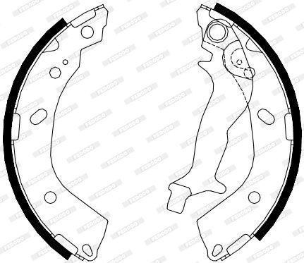 Set saboti frana Ferodo FSB4083