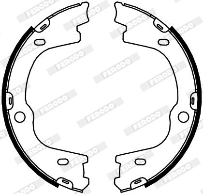 SET SABOTI FRANA FERODO FSB4087 - Compatibil cu HYUNDAI